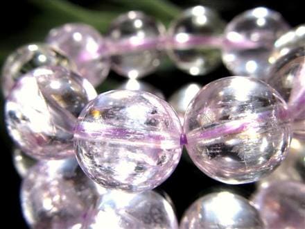 クンツァイト リチア輝石 ブレスレット スポデューメン 9月 誕生石