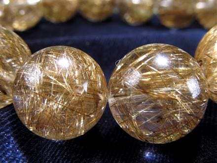 シルバールチル ルチルクォーツ ブレスレット シルバールチルクォーツ 二酸化チタン 仕事運