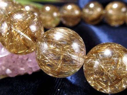 シルバールチル ルチルクォーツ ブレスレット シルバールチルクォーツ 二酸化チタン 仕事運