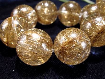 シルバールチル ルチルクォーツ ブレスレット シルバールチルクォーツ 二酸化チタン 仕事運