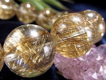 シルバールチル ルチルクォーツ ブレスレット シルバールチルクォーツ 二酸化チタン 仕事運