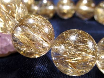 シルバールチル ルチルクォーツ ブレスレット シルバールチルクォーツ 二酸化チタン 仕事運