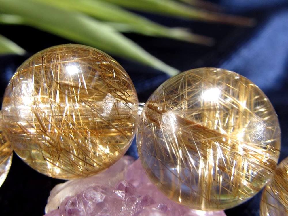 シルバールチル ルチルクォーツ ブレスレット シルバールチルクォーツ 二酸化チタン 仕事運