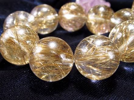 シルバールチル ルチルクォーツ ブレスレット シルバールチルクォーツ 二酸化チタン 仕事運