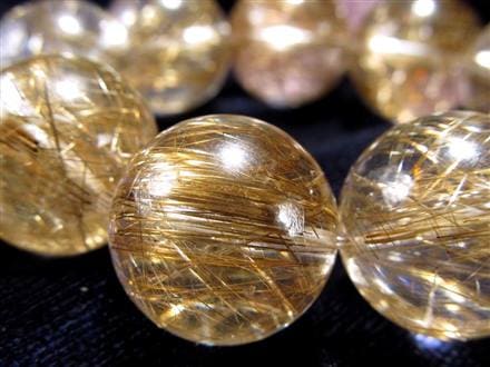 シルバールチル ルチルクォーツ ブレスレット シルバールチルクォーツ 二酸化チタン 仕事運