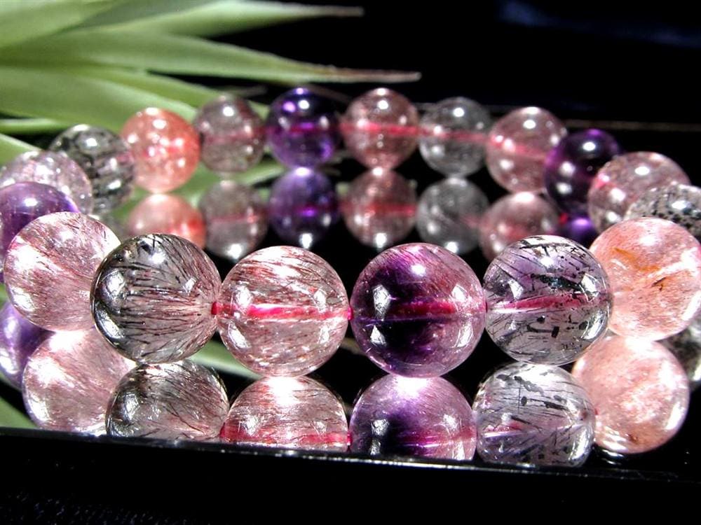 スーパーセブン ブレスレット ゲーサイト インクルージョン レピドクロサイト