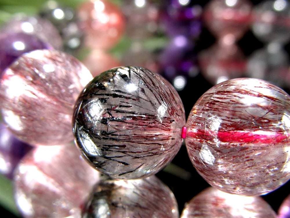 スーパーセブン ブレスレット ゲーサイト インクルージョン レピドクロサイト