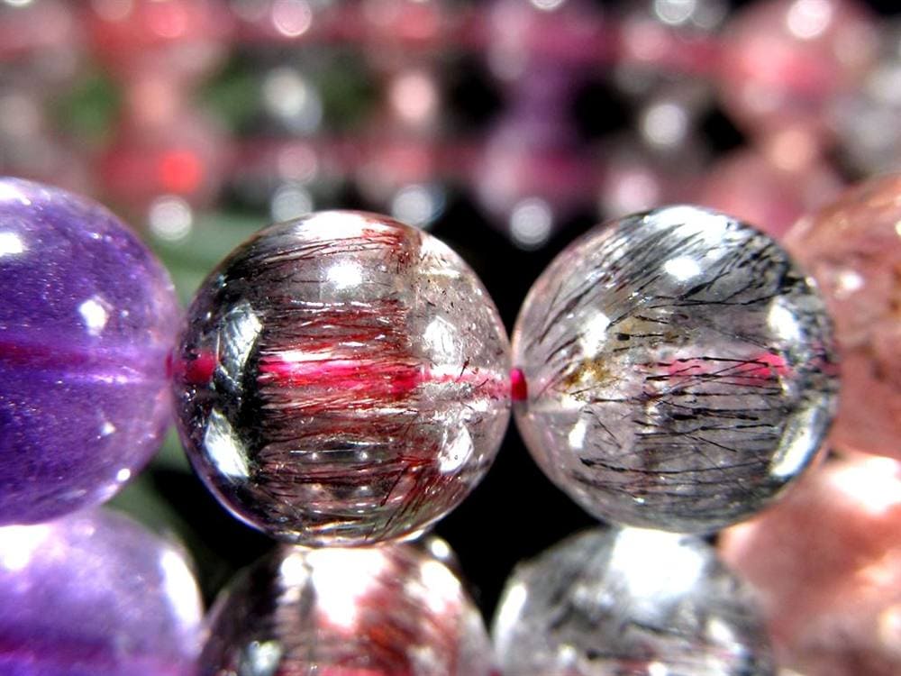 スーパーセブン ブレスレット ゲーサイト インクルージョン レピドクロサイト