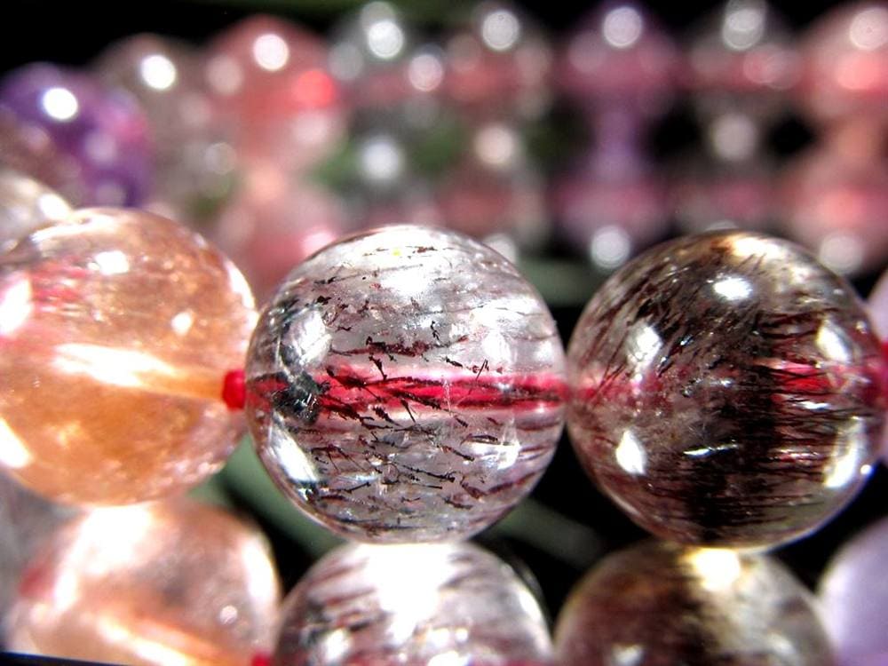 スーパーセブン ブレスレット ゲーサイト インクルージョン レピドクロサイト