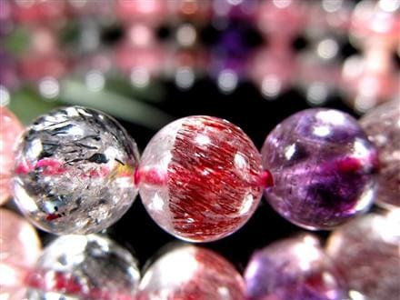 スーパーセブン ブレスレット ゲーサイト インクルージョン レピドクロサイト