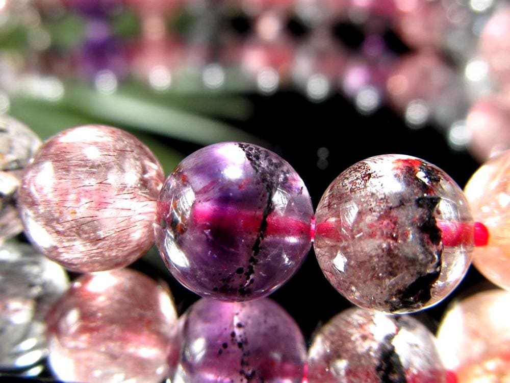 スーパーセブン ブレスレット ゲーサイト インクルージョン レピドクロサイト