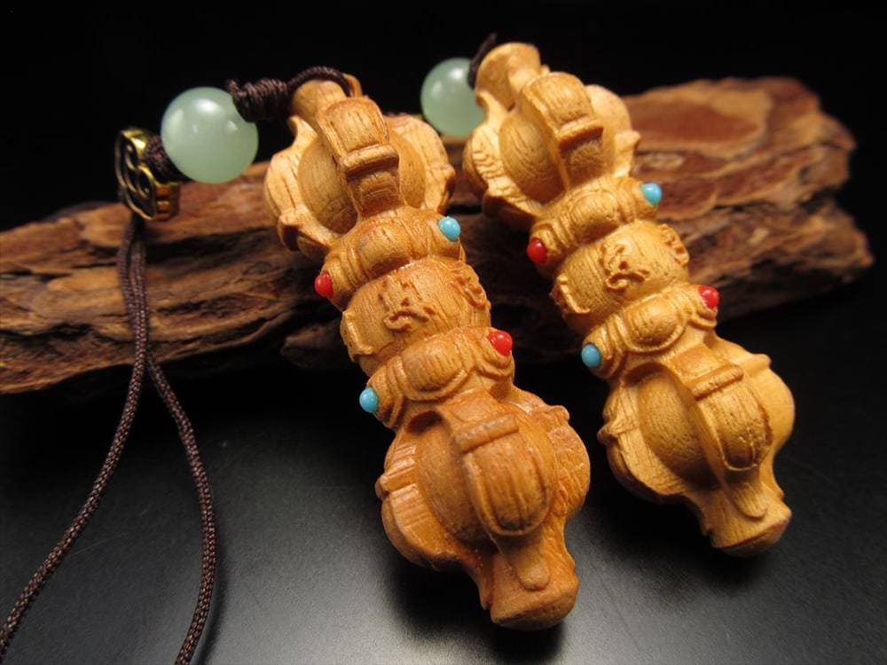 白檀 天然香木 サンダルウッド ビャクダン 彫刻 ストラップ