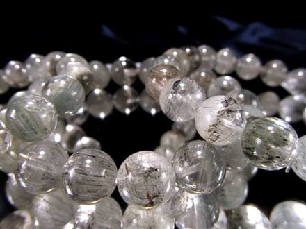 ブルールチルクォーツ ブレスレット ガーデンルチルクォーツ ルチルレイテッドクォーツ サゲニティック