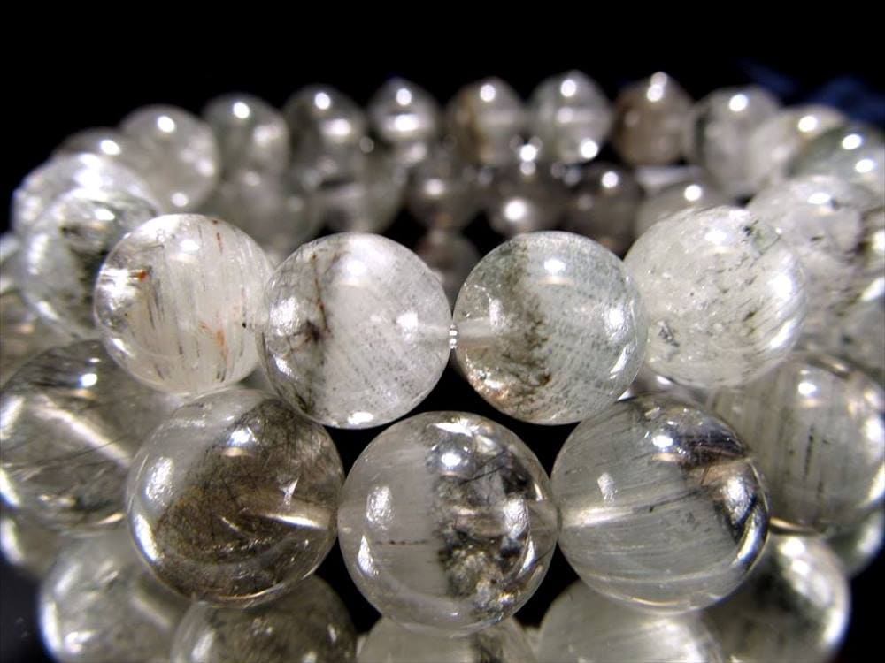 ブルールチルクォーツ ブレスレット ガーデンルチルクォーツ ルチルレイテッドクォーツ サゲニティック