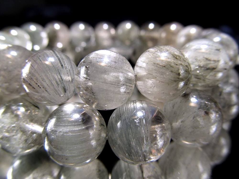 ブルールチルクォーツ ブレスレット ガーデンルチルクォーツ ルチルレイテッドクォーツ サゲニティック