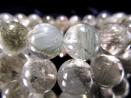 ブルールチルクォーツ ブレスレット ガーデンルチルクォーツ ルチルレイテッドクォーツ サゲニティック