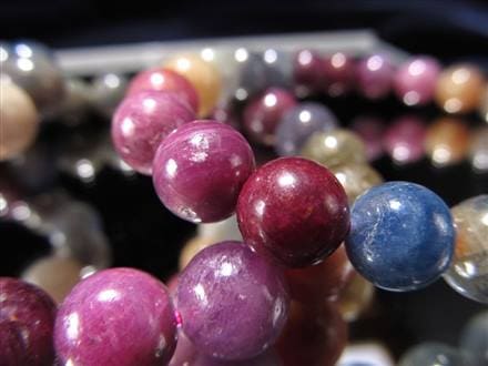 コランダム サファイア ブレスレット ルビー 宝石