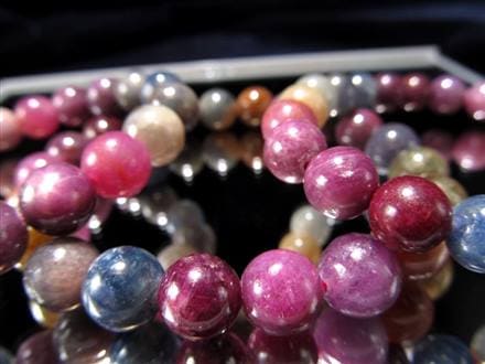 コランダム サファイア ブレスレット ルビー 宝石