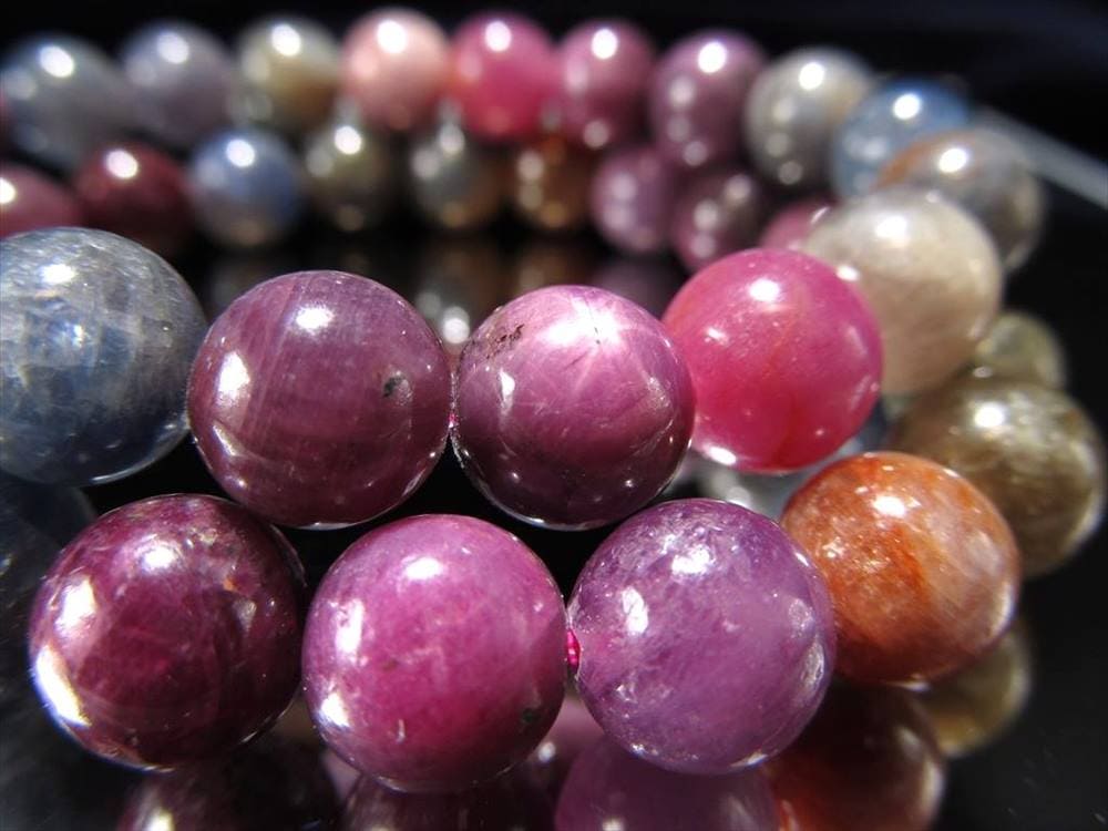 コランダム サファイア ブレスレット ルビー 宝石