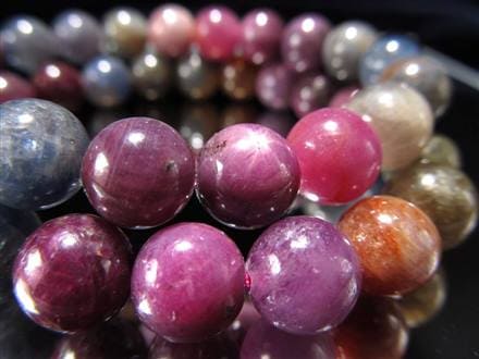 コランダム サファイア ブレスレット ルビー 宝石