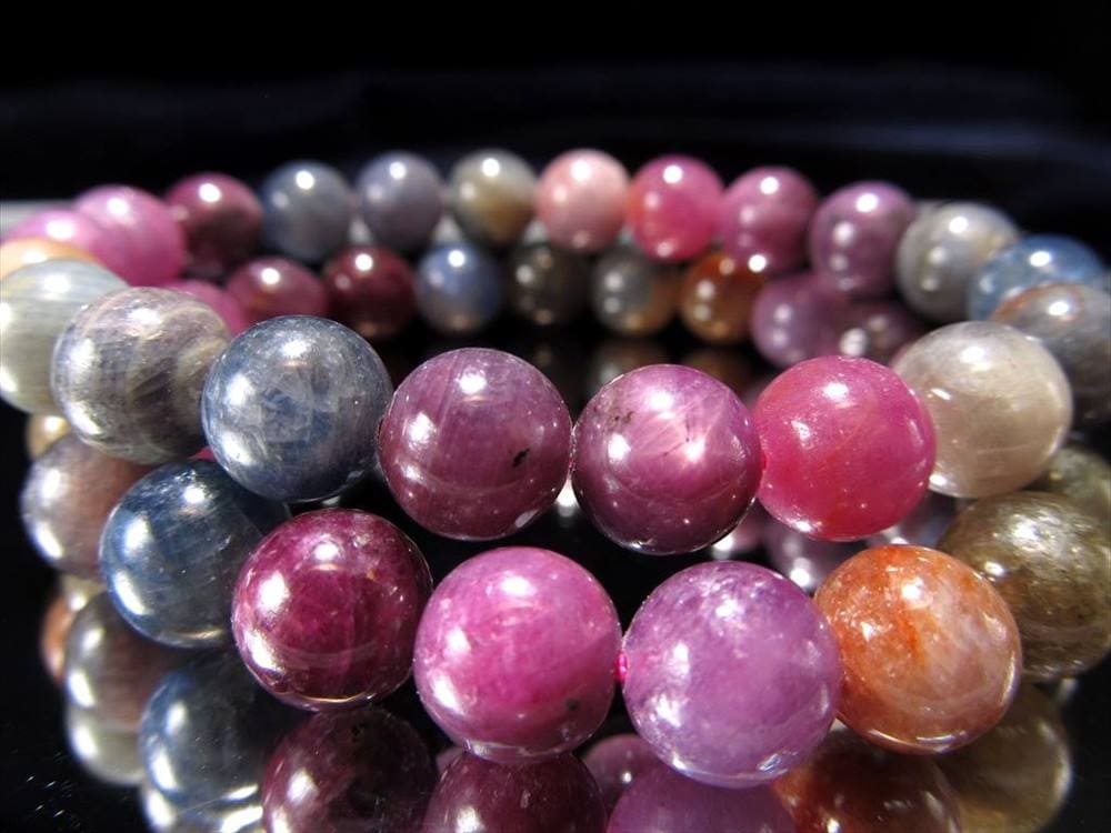 コランダム サファイア ブレスレット ルビー 宝石