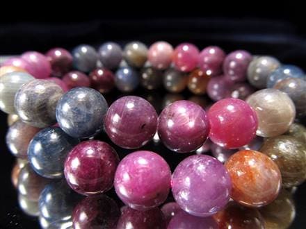 コランダム サファイア ブレスレット ルビー 宝石