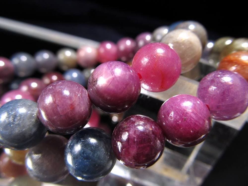 コランダム サファイア ブレスレット ルビー 宝石