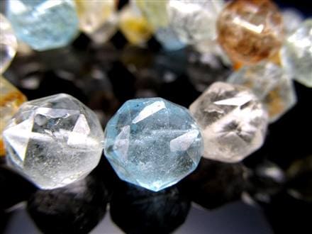 トパーズ 黄玉 スターカット ブレスレット シャンパントパーズ