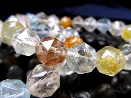 トパーズ 黄玉 スターカット ブレスレット シャンパントパーズ