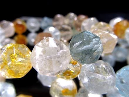 トパーズ 黄玉 スターカット ブレスレット シャンパントパーズ