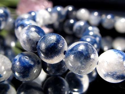 ブルーガーデンクォーツ デュモルチェライト ブレスレット ガーデンクォーツ インクォーツ