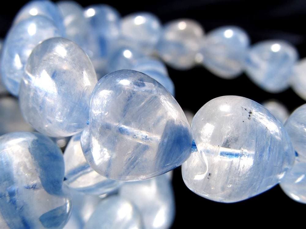 カイヤナイト 藍晶石 ブレスレット カヤナイト ハート