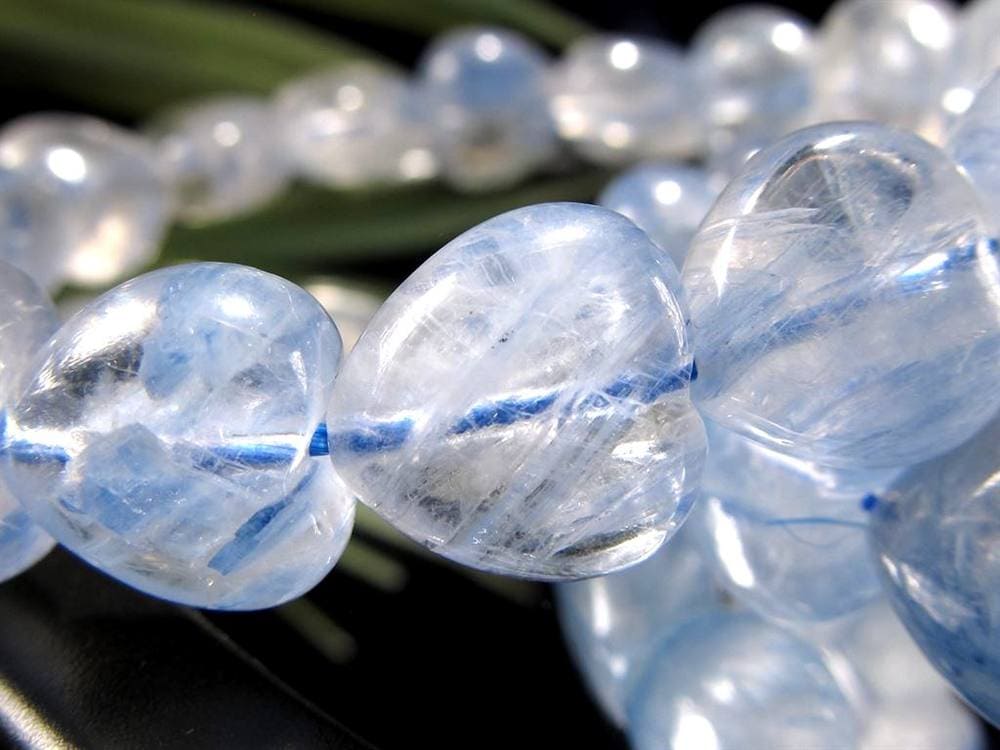 カイヤナイト 藍晶石 ブレスレット カヤナイト ハート