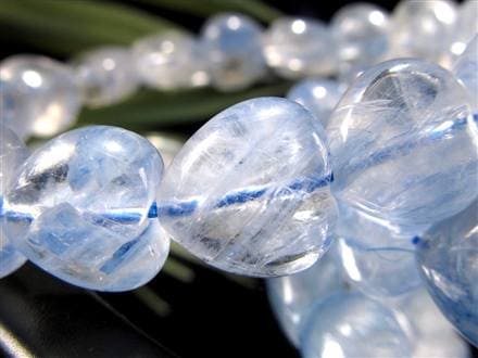 カイヤナイト 藍晶石 ブレスレット カヤナイト ハート