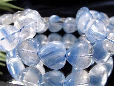 カイヤナイト 藍晶石 ブレスレット カヤナイト ハート