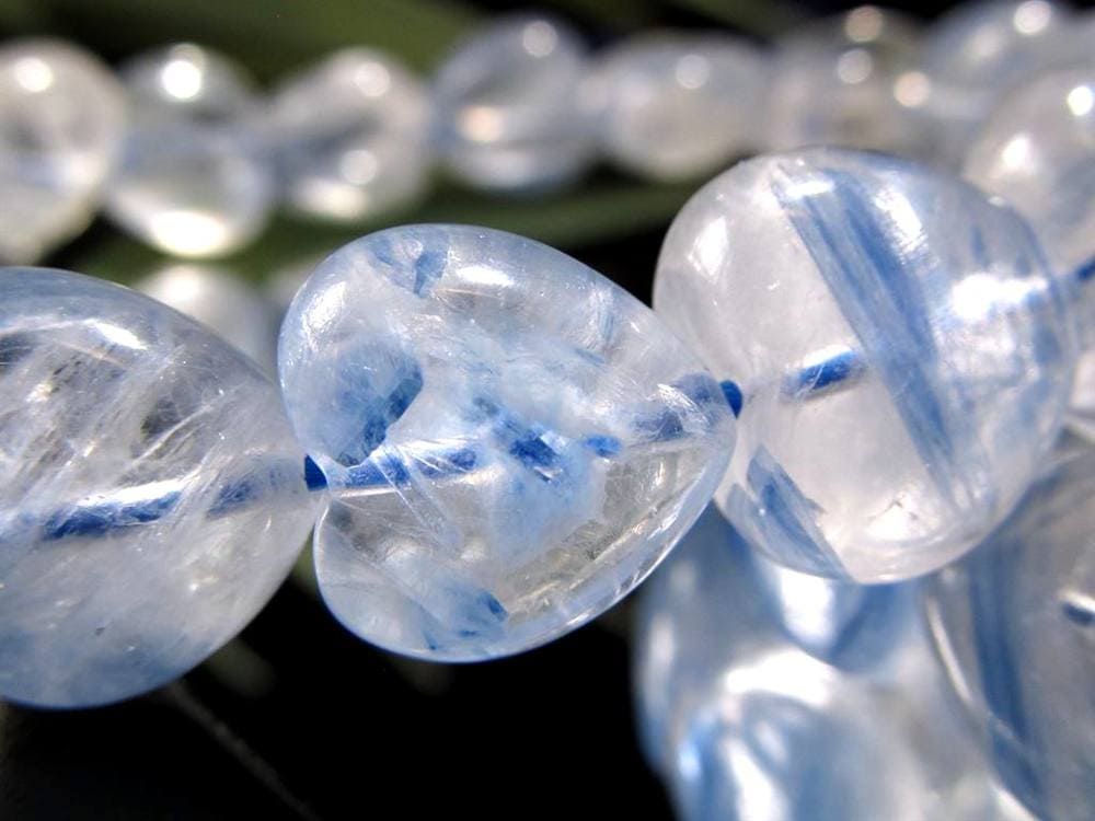 カイヤナイト 藍晶石 ブレスレット カヤナイト ハート