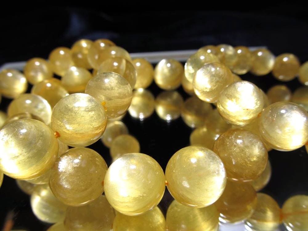 マイカ 雲母 ゴールデンマイカ フロゴパイト ブレスレット