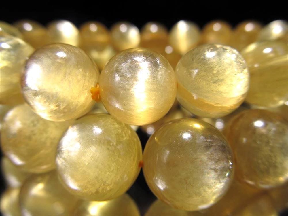 マイカ 雲母 ゴールデンマイカ フロゴパイト ブレスレット