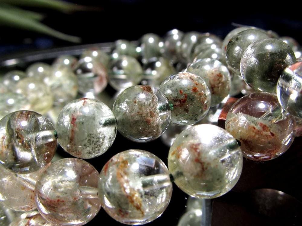 グリーンガーデンファントムクォーツ 緑庭園幻影水晶 ブレスレット ガーデンクォーツ ファントムクォーツ