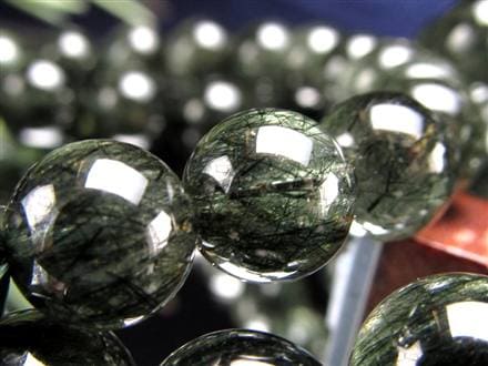 グリーンルチルクォーツ ブレスレット ルチル 天然石 パワーストーン