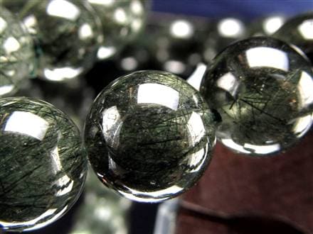 グリーンルチルクォーツ ブレスレット ルチル 天然石 パワーストーン