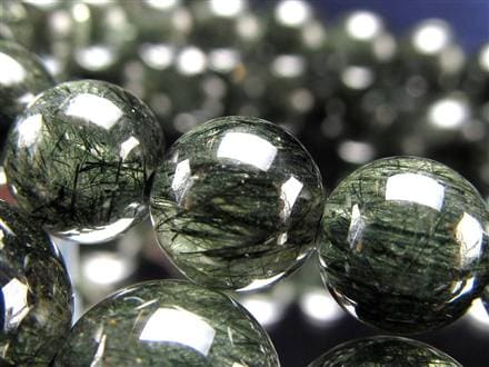 グリーンルチルクォーツ ブレスレット ルチル 天然石 パワーストーン