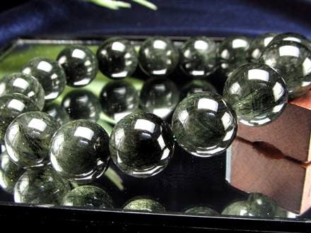 グリーンルチルクォーツ ブレスレット ルチル 天然石 パワーストーン