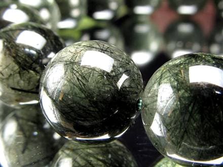 グリーンルチルクォーツ ブレスレット ルチル 天然石 パワーストーン