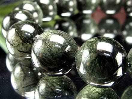 グリーンルチルクォーツ ブレスレット ルチル 天然石 パワーストーン