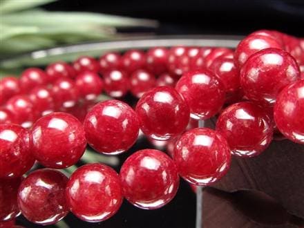 ルビー 紅玉 ブレスレット コランダム 7月の誕生石