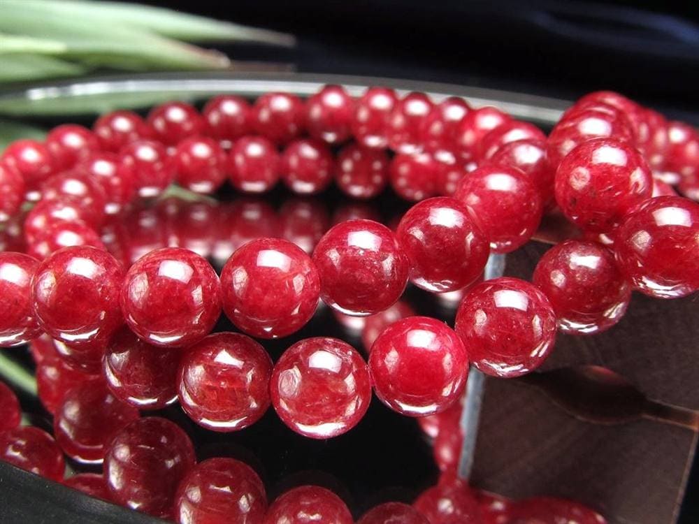 ルビー 紅玉 ブレスレット コランダム 7月の誕生石