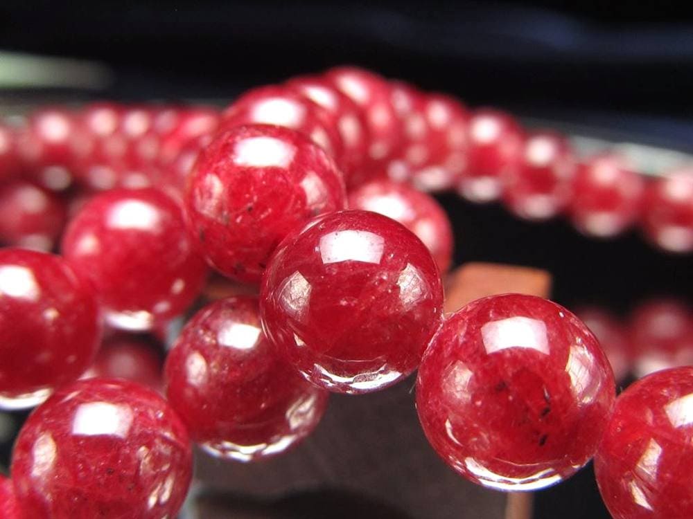 ルビー 紅玉 ブレスレット コランダム 7月の誕生石