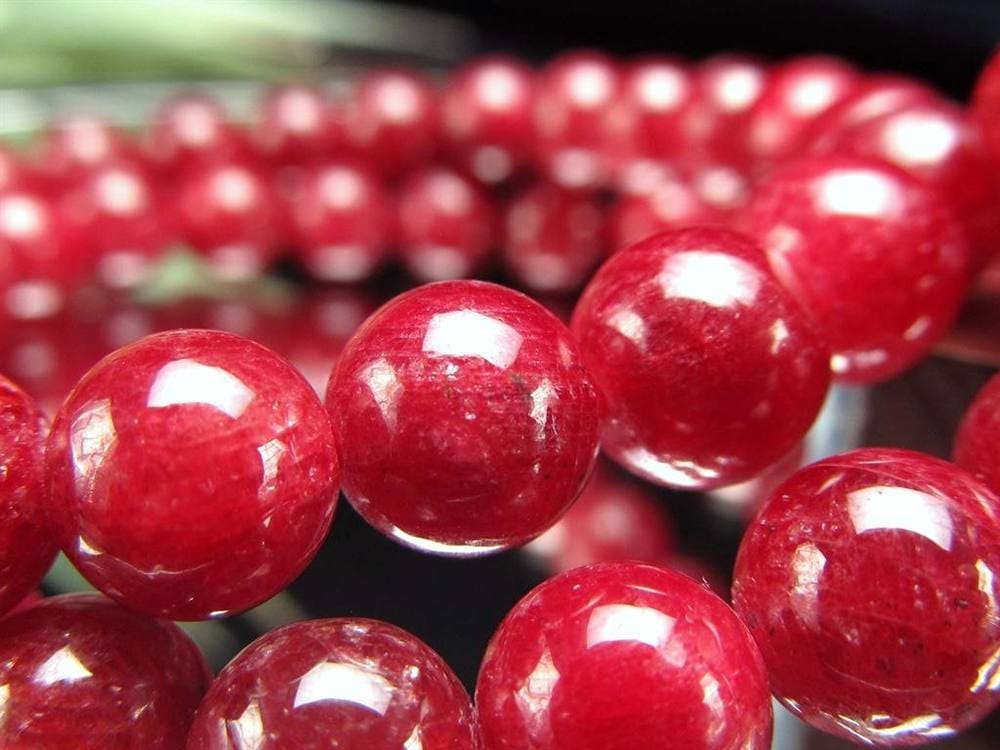 ルビー 紅玉 ブレスレット コランダム 7月の誕生石