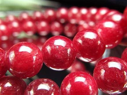 ルビー 紅玉 ブレスレット コランダム 7月の誕生石